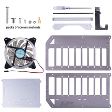 52Pi Rack Tower Acrylic Cluster Case (8 Layer) LED RGB Light Large Cooling Fan For Raspberry Pi / Jetson Nano