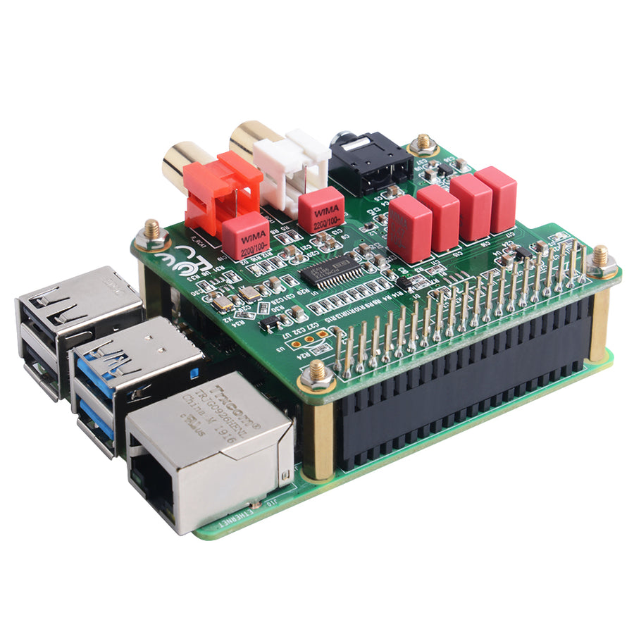 PCM5122 HIFI Audio DAC Expansion Board For Raspberry Pi – 52Pi Store