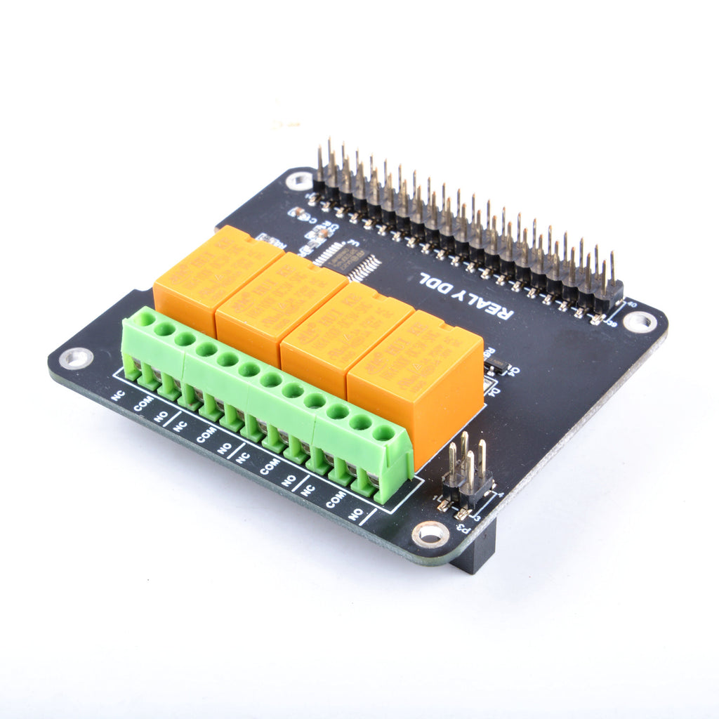 4 Channel Relay Board Module for Raspberry Pi, Power Relay Module for ...