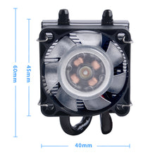 52Pi Low-Profile ICE Tower Cooling Fan for Raspberry Pi 4 B / 3B+ / 3B (Black)