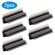 Micro Connectors 40-pin GPIO 1 to 2 Expansion Board for Raspberry Pi, 2 x 20-pin Strip Dual Male Header Double Row Straight GPIO Connector Pin Header Compatible with Raspberry Pi