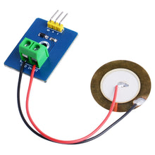 52Pi Raspberry Pi Vibration Sensor Module Ceramic Piezo Analog Signal for Raspberry Pi / MCU STM32 / ESP32