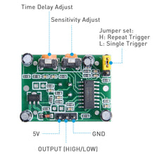 5-Pack Adjust IR Pyroelectric Infrared PIR Motion Sensor Detector Module for Arduino for Raspberry Pi